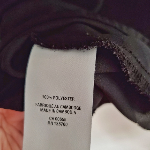 REITMANS Roll Up Blouse Black Size S - Picture 6 of 9